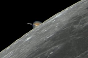 ماه‌گرفتگی زحلی چند روز پیش در بخش طولانی از زمین ( از پرو تا آن سوی اقیانوس اطلس و ایتالیا) قابل مشاهده بود. 