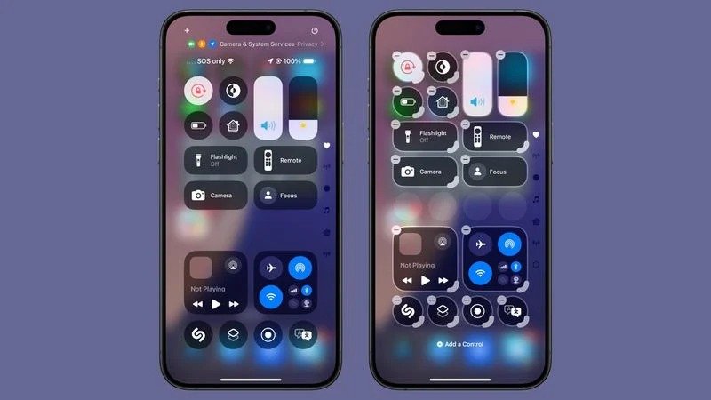 آپدیت iOS 18 رسماً انتشار شد؛ نگاهی به 8 ویژگی تازه و جذاب_دلچسب 15 کنترل سنتر جدید iOS 18