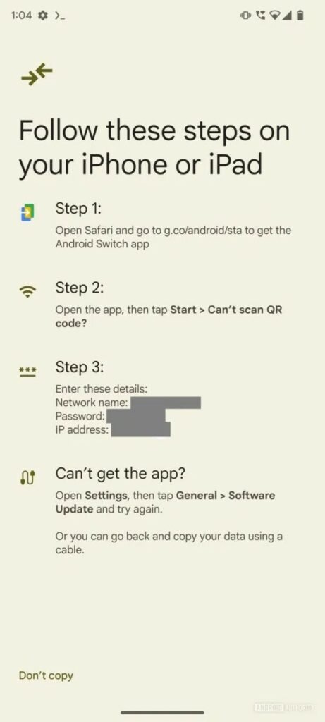 1726090584 892 گوگل انگارً نام اپ Switch to Android را به Android
