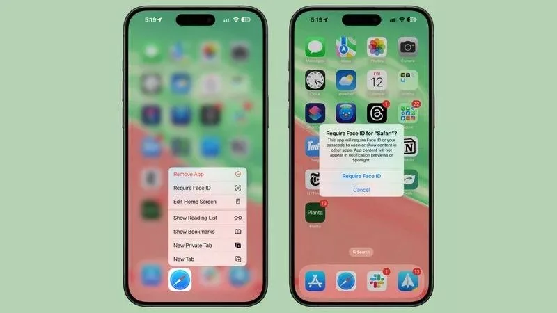 آپدیت iOS 18 رسماً انتشار شد؛ نگاهی به 8 ویژگی تازه و جذاب_دلچسب 18 قابلیت قفلکردن برنامهها در iOS 18