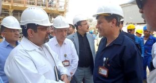 بازدید مدیرعامل شرکت ملی گاز از مجتمع گازی پارس جنوبی در نخستین روز کاری