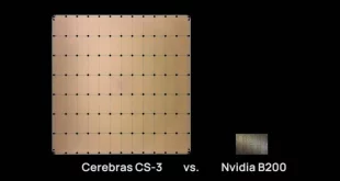 مقایسه تراشه Cerebras CS-3 با انویدیا B200