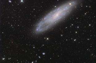 NGC 247 به همراه کهکشان مارپیچی براق NGC 253، بخشی از گروه کهکشان‌های مجسمه‌ساز است.