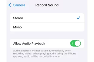 تنظیمات آیفون