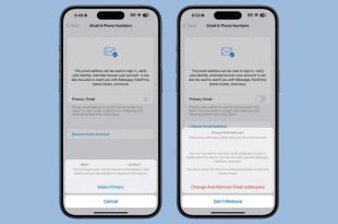 تغییر ایمیل اصلی اپل اکانت در آپدیت iOS 18.1