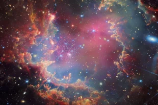 تصویر روز ناسا: خوشه ستاره‌ای NGC 602؛ تصویری از تلسکوپ فضایی جیمز وب