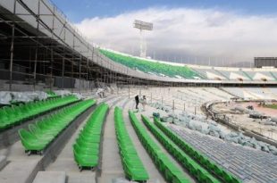 آغاز صندلی گذاری سکوهای طبقه اول ضلع غربی ورزشگاه آزادی