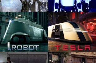 مقایسه محصولات تسلا با فیلم I, Robot