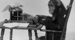 در چند آزمایش عملی قضیه میمون نامتناهی در گذشته، میمون‌ها چیزی جز چند صفحه حروف نامفهوم ننوشتند.