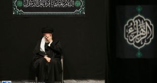 برگزاری اولین شب عزاداری حضرت زهرا(س) با حضور رهبر انقلاب