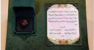 حاج محمود کریمی انگشتر سیدحسن نصرالله را خرید