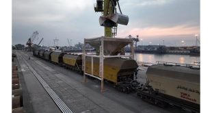 حمل ریلی غلات از بندر امیرآباد به بندر خشک پیشگامان استان یزد از سر گرفته شد