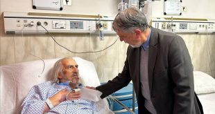وزیر فرهنگ و ارشاد اسلامی از استاد فریدون شهبازیان عیادت کرد