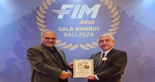 تقدیر رئیس کنفدراسیون آسیا از فدراسیون موتورسواری و اتومبیلرانی ایران