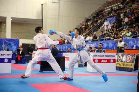 قهرمانان نوجوان لیگ کاراته وان ایران مشخص شدند