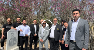 حضور اهالی موی تای بر سر مزار محمدآقا توحیدی - خبرگزاری ورزش ایران