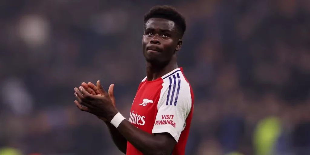 ارزشمندترین فوتبالیست های جهان در سال ۲۰۲۵_دلچسب 29 بوکایو ساکا