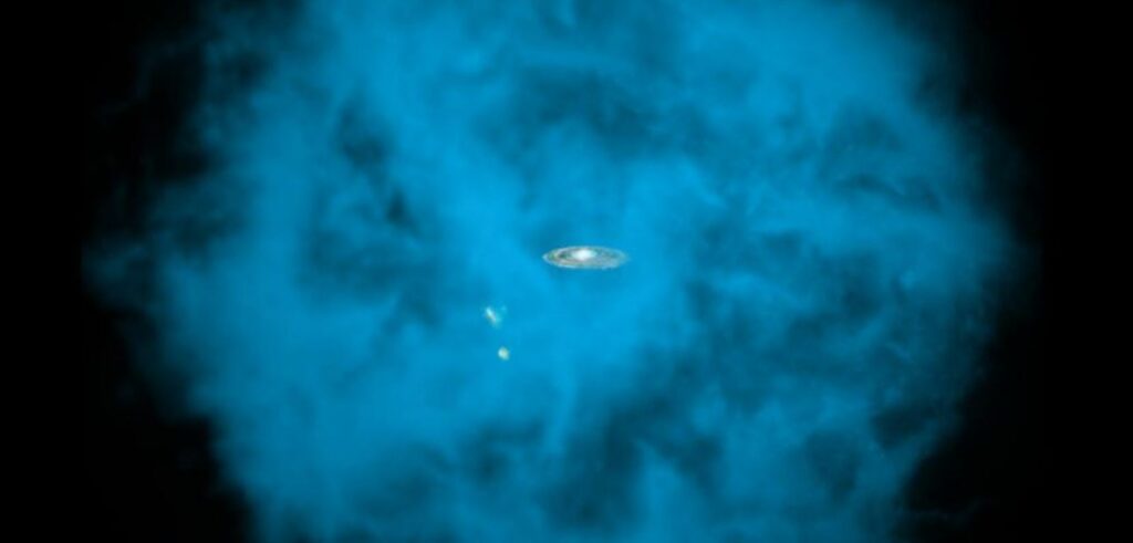 دانشمندان بالاخره راز ماده مرئی گمشده در عالم را کشف کردند_دلچسب 6 هاله هیدروژنی کهکشان راه شیری