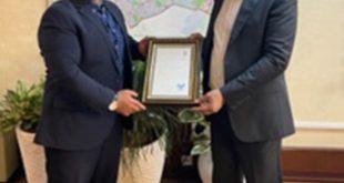 دیدار نوروزی عابدینی با حق بین، شهردار ورزش دوست منطقه یک