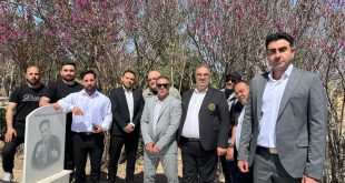 حضور اهالی موی تای بر سر مزار محمدآقا توحیدی