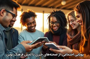 پویایی اجتماعی: از صحنه‌های خبری تا لمس فرهنگ نوین