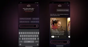 جستجو با هوش مصنوعی و فید ویدیوهای کوتاه
