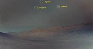 تصویر روز ناسا: عبور دیموس در آسمان سپیده‌دم مریخ