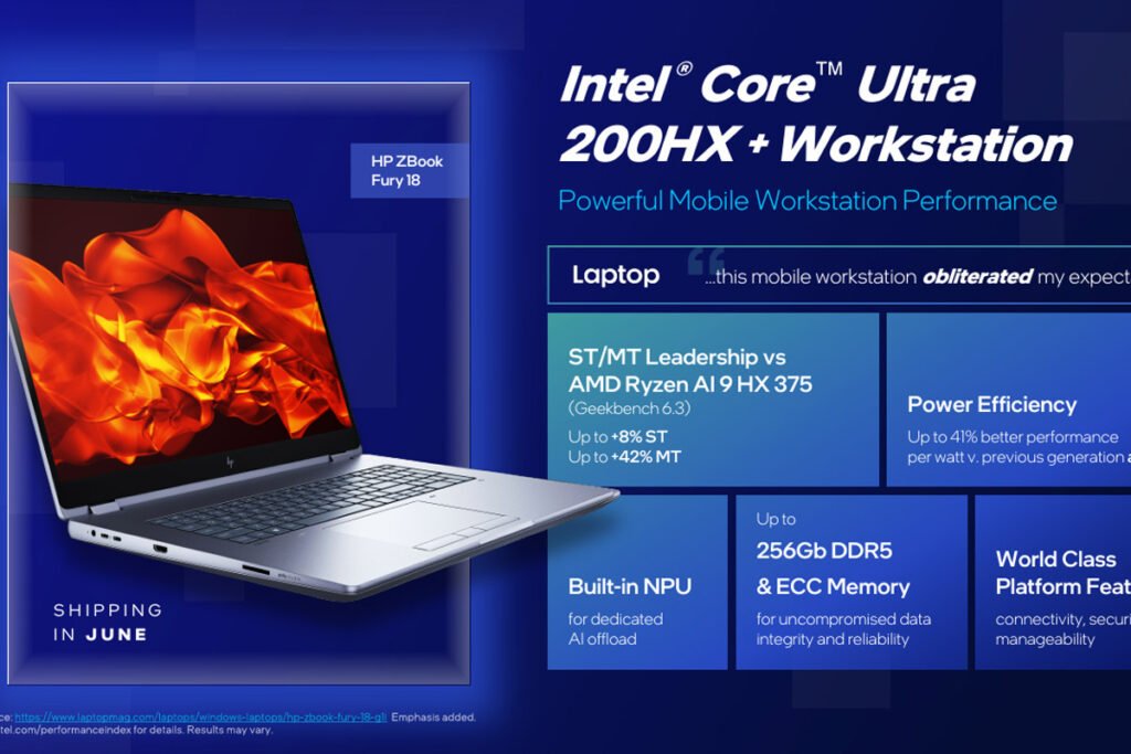 اینتل نسخه ورکاستیشن پردازندههای Core Ultra 200 را معارفه کرد_دلچسب 6 Core Ultra 200