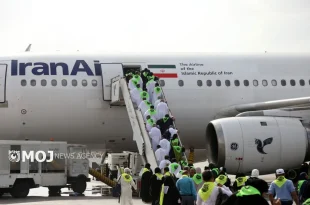 اعزام کاروان ویژه جانبازان از فرودگاه امام(ره) به سرزمین وحی