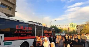 اورژانس تهران در نمایشگاه بین‌المللی کتاب استقرار گسترده ای دارد