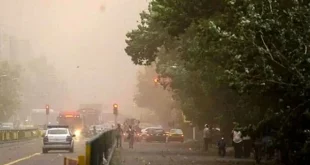 باران و باد و خاک در پایتخت