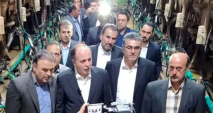 وزیر جهاد کشاورزی از مجتمع کشت و صنعت مغان بازدید نمود