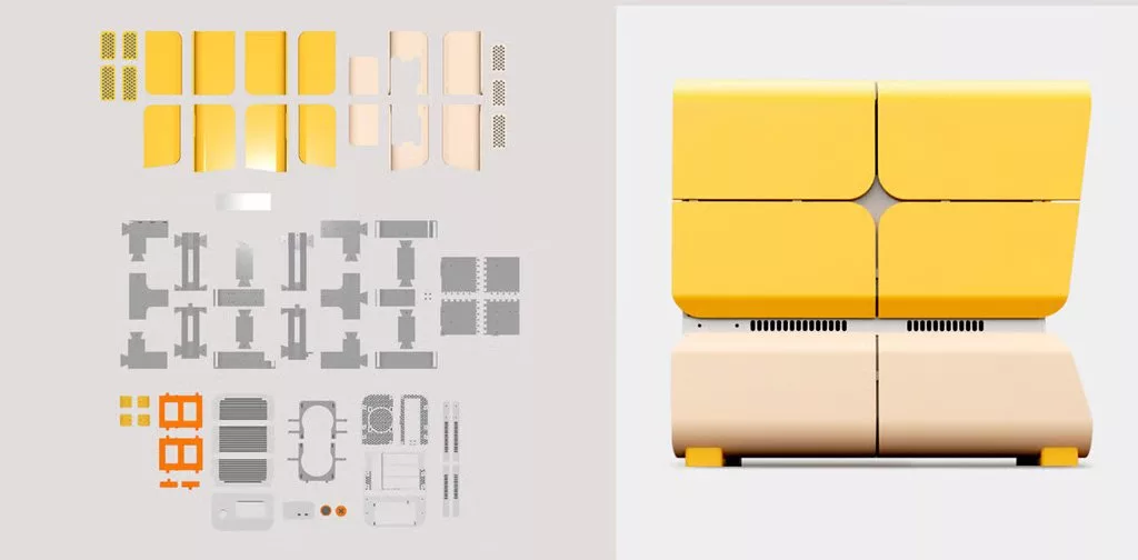 کیس MK01 قابل ساخت با چاپگر ۳ بعدی