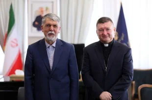 سفیر واتیکان با وزیر ارشاد گفتگو کرد