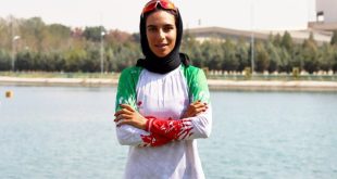 قهرمانی دختر المپیکی ایران در مسابقات رویینگ