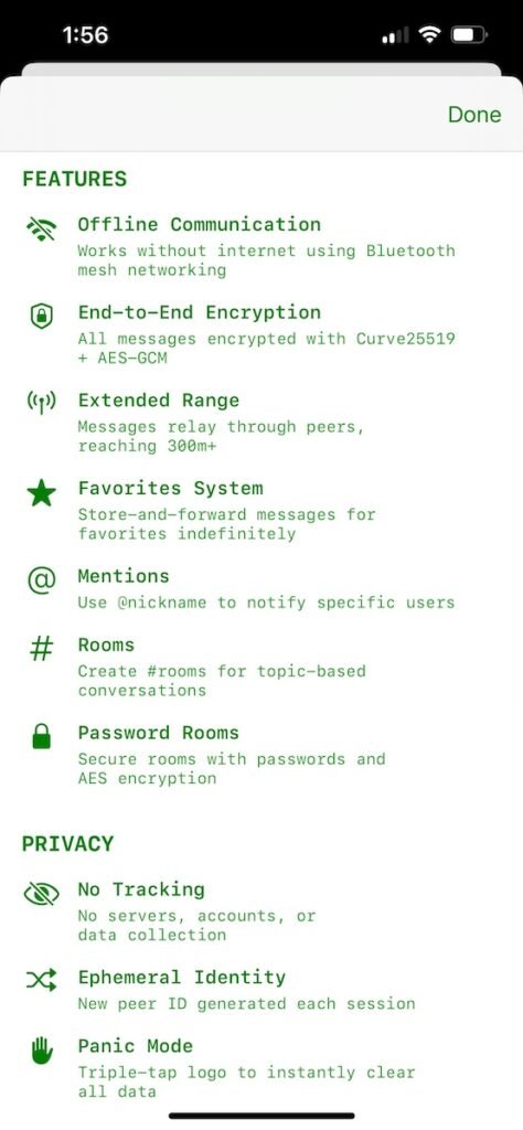 Bitchat جک دورسی