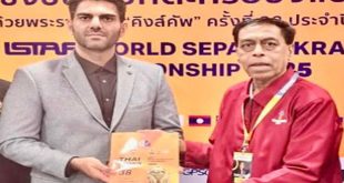 دیدار سرپرست انجمن سپک تاکرای ایران با رئیس کنفدراسیون آسیا