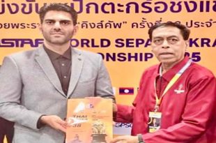 دیدار سرپرست انجمن سپک تاکرای ایران با رئیس کنفدراسیون آسیا