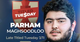 پرهام مقصودلو قهرمان مسابقه دوم هفته اول تایتل