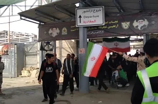 ۵۰ درصد زائران اربعین مرز مهران را برای خروج انتخاب کرده‌اند