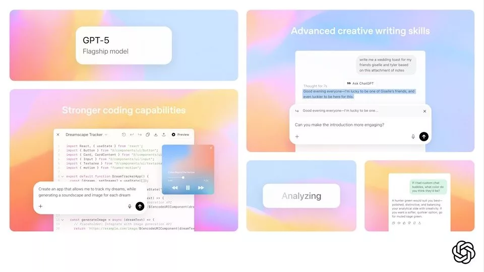 هوش مصنوعی GPT 5 رسماً توسط OpenAI معارفه شد دلچسب.webp