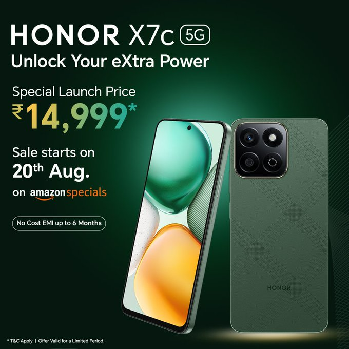 گوشی آنر X7c 5G معارفه شد؛ ارزان با نمایشگر 120 هرتزی و باتری بزرگ_دلچسب 6 مشخصات آنر X7c 5G