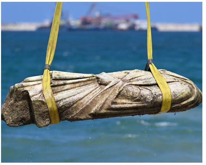 باقی مانده شهر ۲ هزار ساله مصری از زیر آب بیرون کشیده شد + ویدیو_دلچسب 6 کشف بقایای شهر غرق شده 2 هزار ساله در مصر