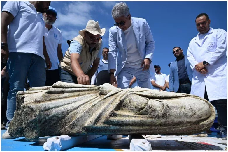 باقی مانده شهر ۲ هزار ساله مصری از زیر آب بیرون کشیده شد + ویدیو_دلچسب 5 کشف بقایای شهر غرق شده 2 هزار ساله در مصر