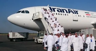 نخستین پرواز عمره ۱۴۰۴ به مدینه با ۲۵۰ زائر ایرانی انجام گرفت