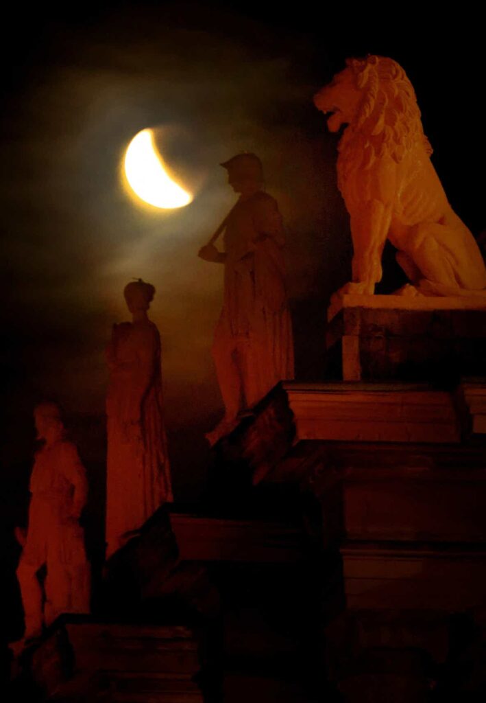 خسوف در مونیخ آلمان