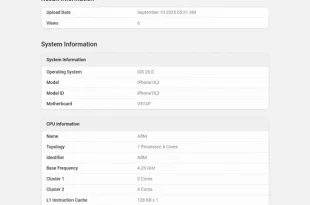 بنچمارک آیفون 17