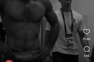 عکس | پست فارسی اتحادیه جهانی کشتی برای پسر ایرانی