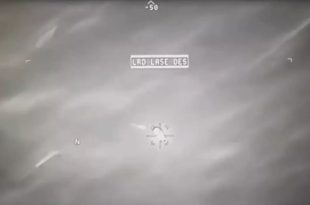 شلیک پهپاد آمریکایی به سمت یک جسم ناشناس پرنده