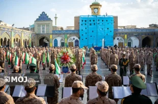 مراسم بزرگداشت روز سرباز در آستان حضرت عبدالعظیم (ع) برگزار شد